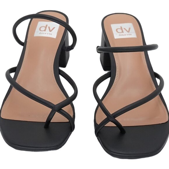 DV Dolce Vita Lumena Strappy Slide Black US 9 - Picture 5 of 6